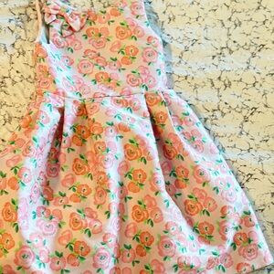 Janie and Jack Pink A-Line Scoop Neck Dress